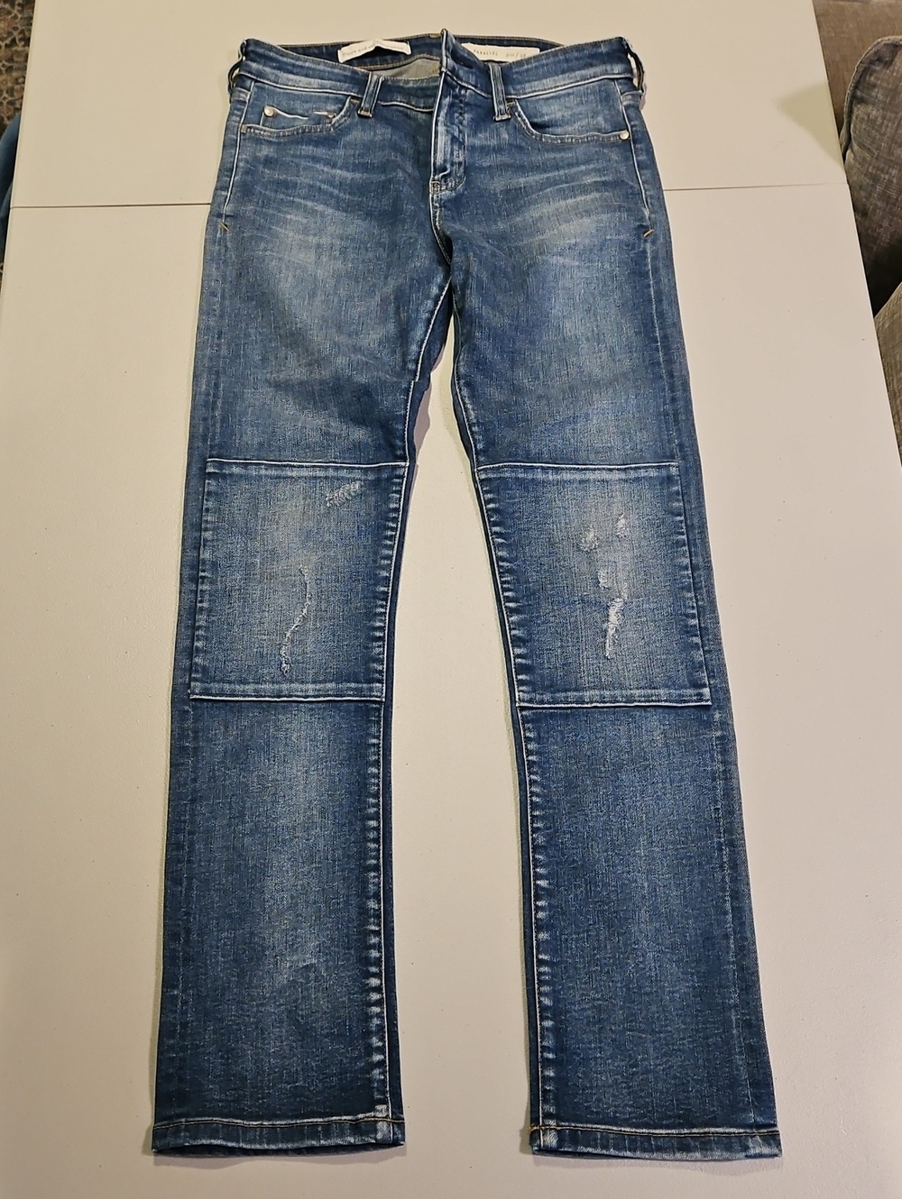 Pilcro and the Letterpress Women's Skinny Blue Denim Jeans 0212